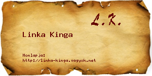 Linka Kinga névjegykártya